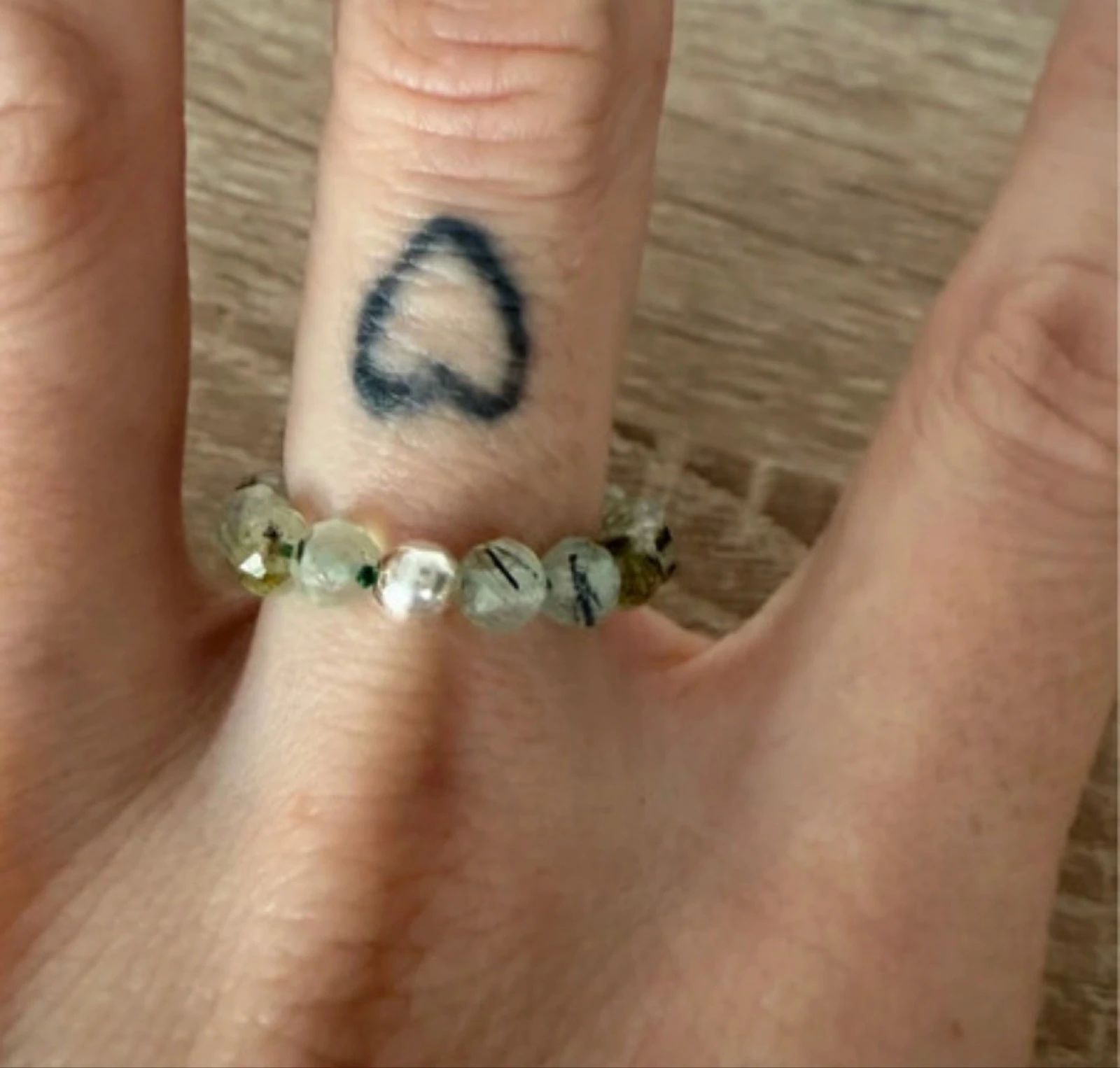 Pregnita en epidot ring – photo 2